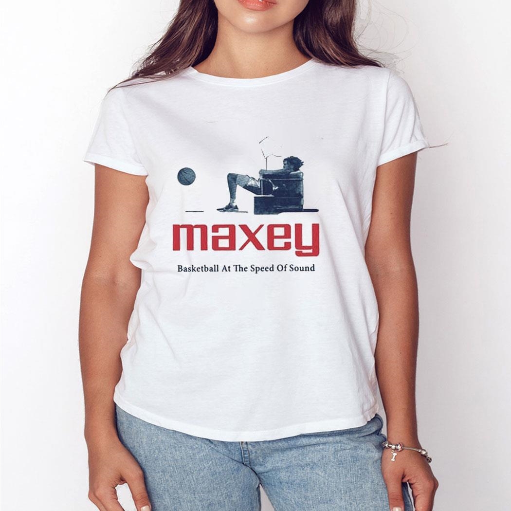 Maxey Basketball At The Speed Of Sound Shirt Hoodie