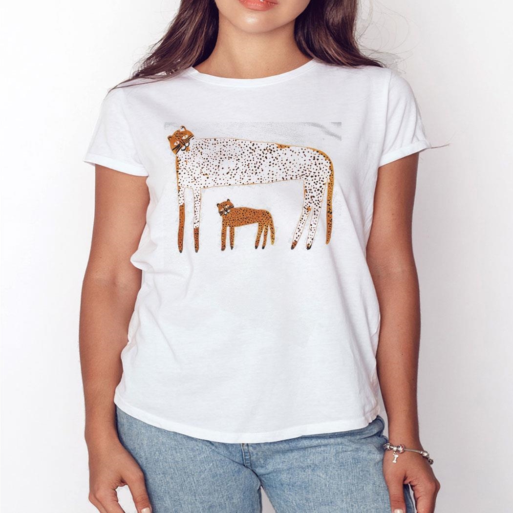 Mummy And Baby Leopard Shirt Hoodie