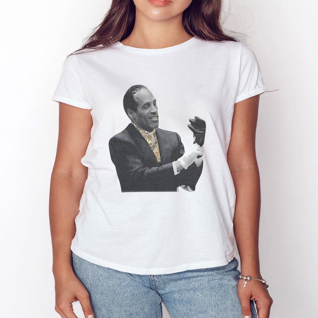 Oj Simpson Gold Grill Shirt Hoodie