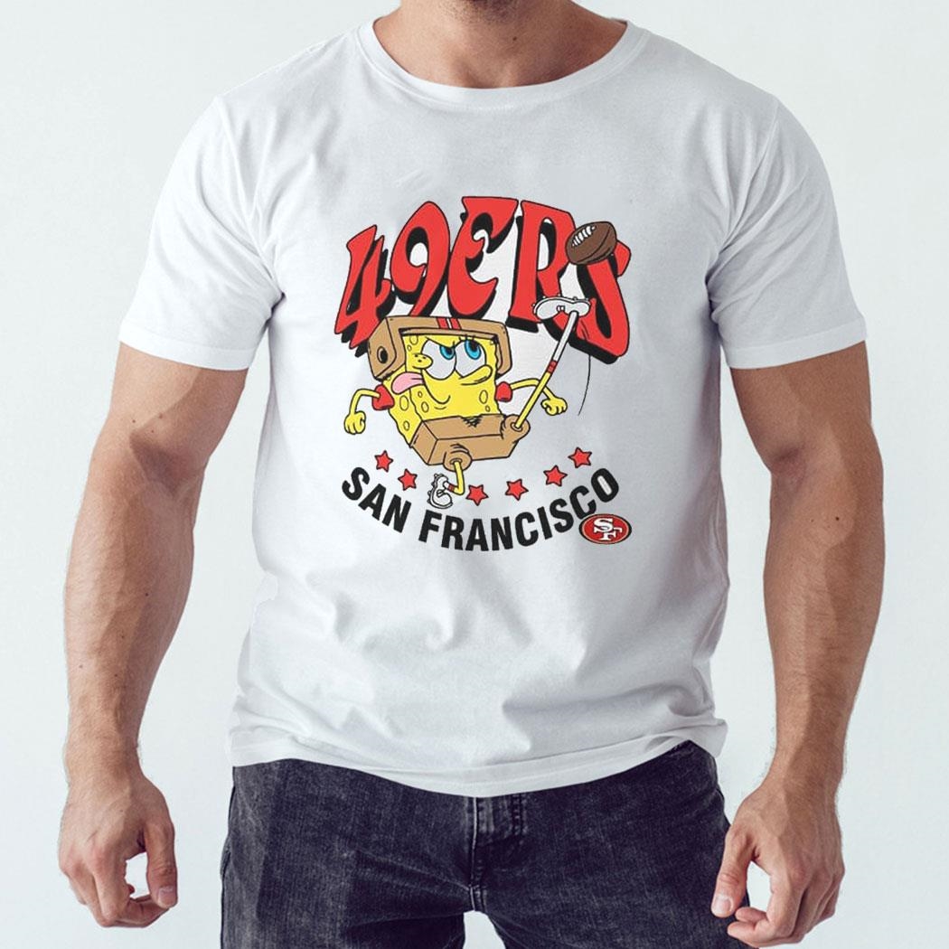 49ers San Francisco Super Bowl Lviii Spongebob Shirt Ladies Tee