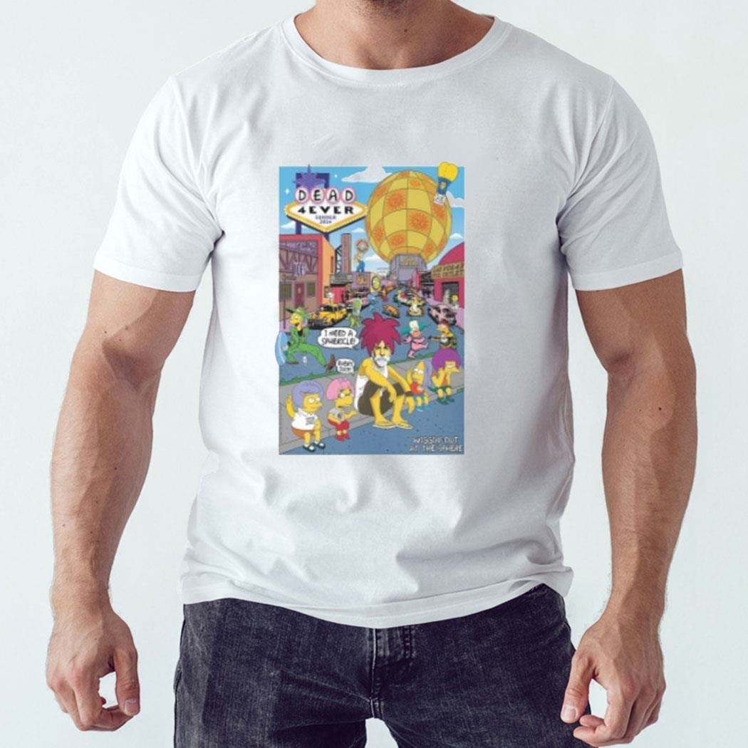 Dead And Company 2024 Concert At Sphere In Las Vegas Nv Poster Shirt Ladies Tee