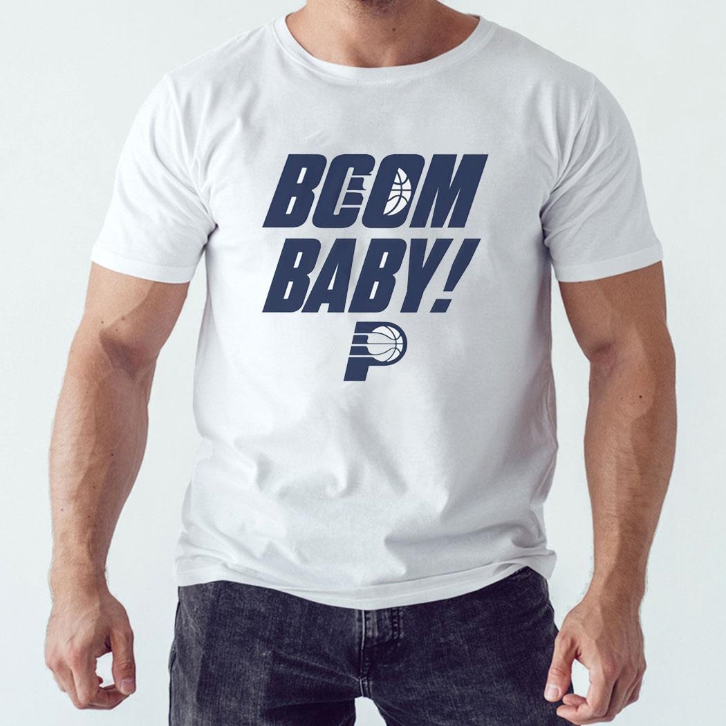 Indiana Pacers Boom Baby Shirt Ladies Tee