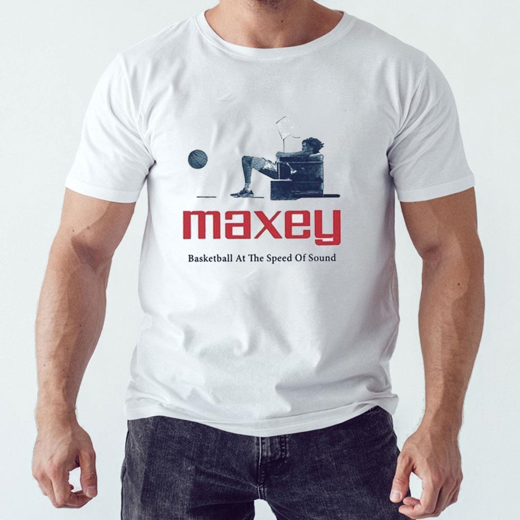 Maxey Basketball At The Speed Of Sound Shirt Hoodie