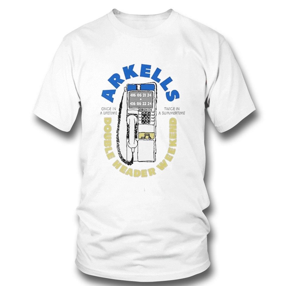 Arkells Double Header Weekend Shirt Hoodie