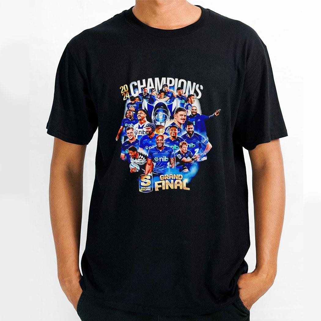 Blues Super Rugby Grand Final 2024 Champions Shirt Hoodie