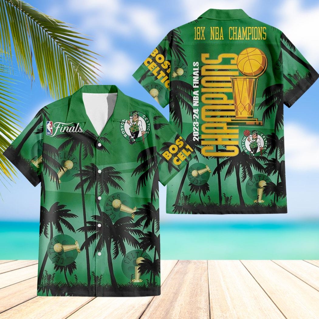Boston Celtics Nba Champions 2024 Hawaiian Shirt