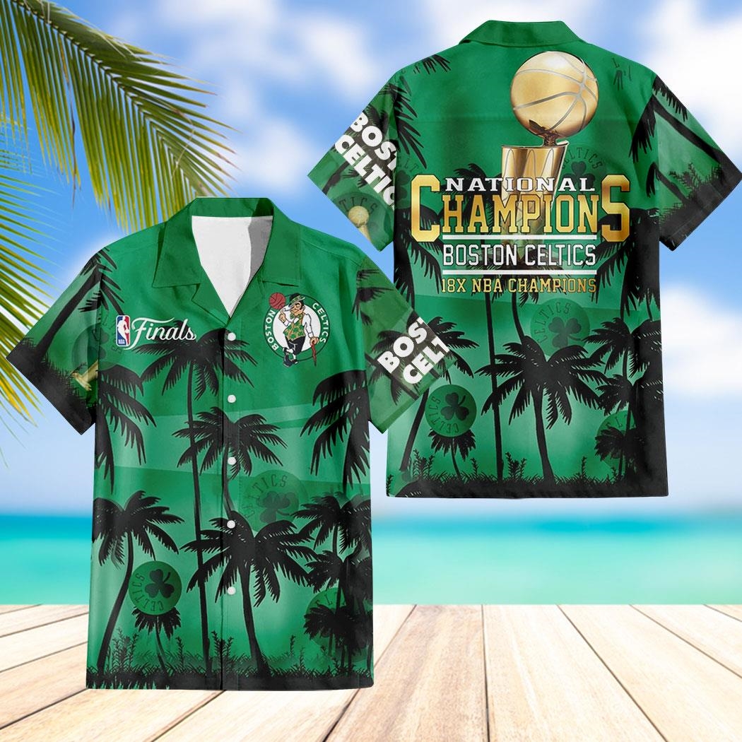 Boston Celtics 18x Finals Champions Nba 2024 Hawaiian Shirt