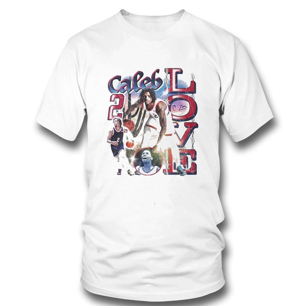 Caleb Love 2 Basketball Signature Shirt Hoodie Caleb Love 2 Basketball Signature Shirt Hoodie