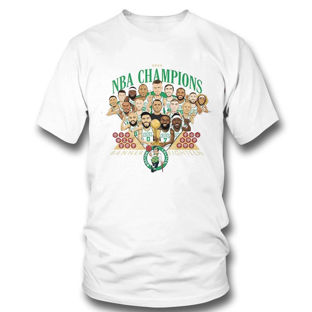 Celtics Parade 2024 Champions Banner Eighteen Shirt Hoodie