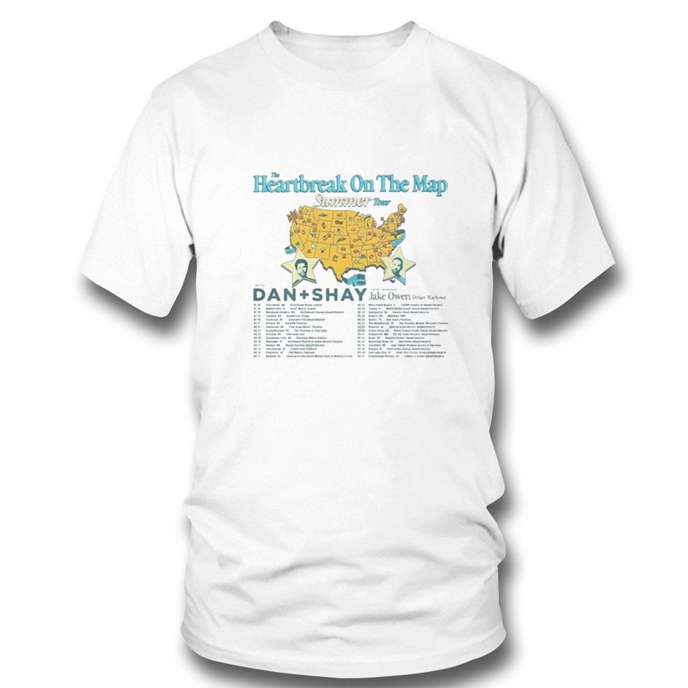 Dan And Shay Tour Heartbreak On The Map 2024 Shirt Hoodie