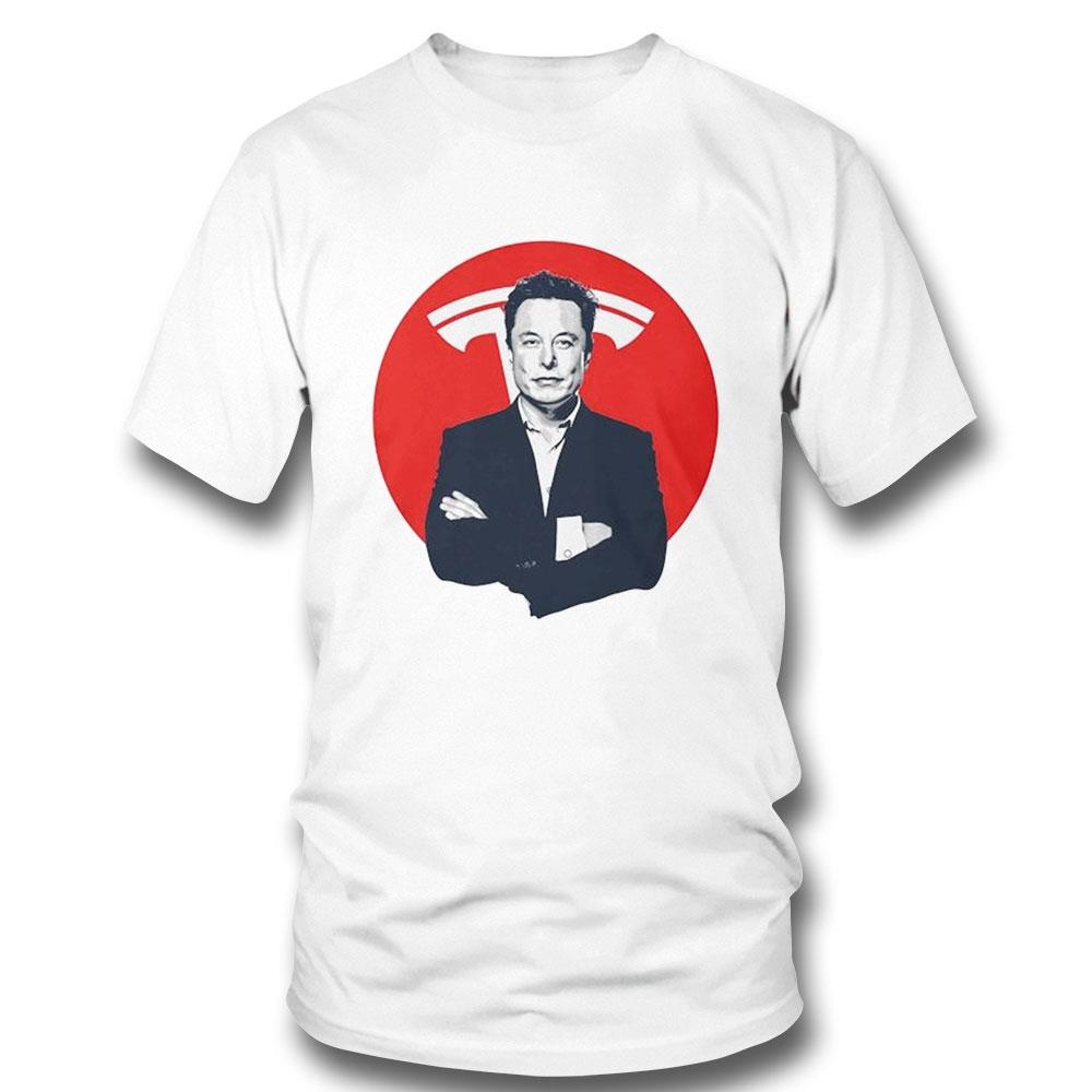 Elon Musk And Tesla Logo 2024 Shirt Hoodie
