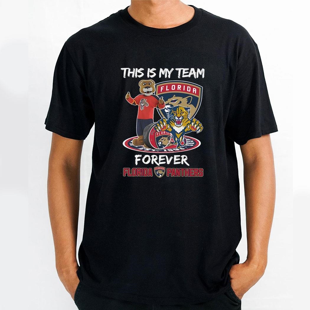 Florida Panther This Is My Team Forever True Fan Nhl Shirt Hoodie