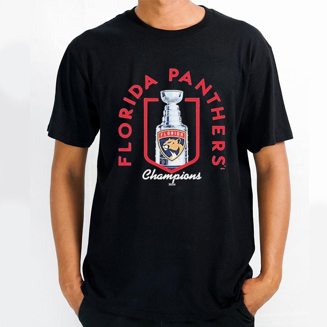 Florida Panthers Trophy 2024 Stanley Cup Champions Shirt Hoodie