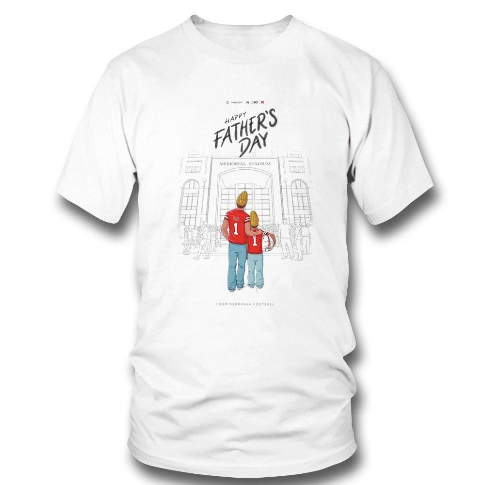 Happy Father Day Memorial Stadium From Nebraska Football Shirt