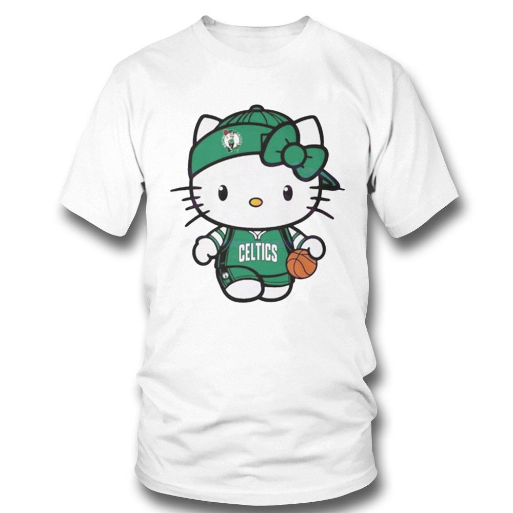 Hello Kitty Boston Celtics Nba Basketball Shirt