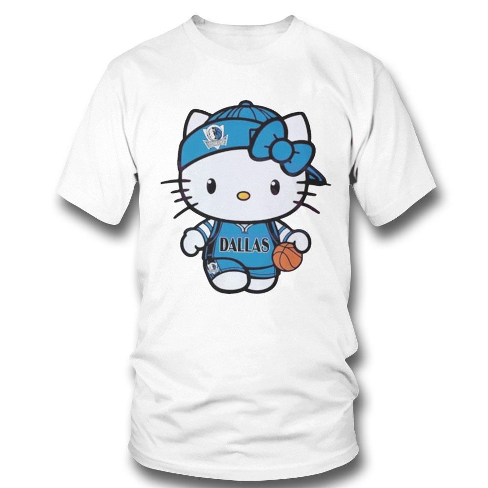 Hello Kitty Dallas Mavericks Nba Basketball Shirt