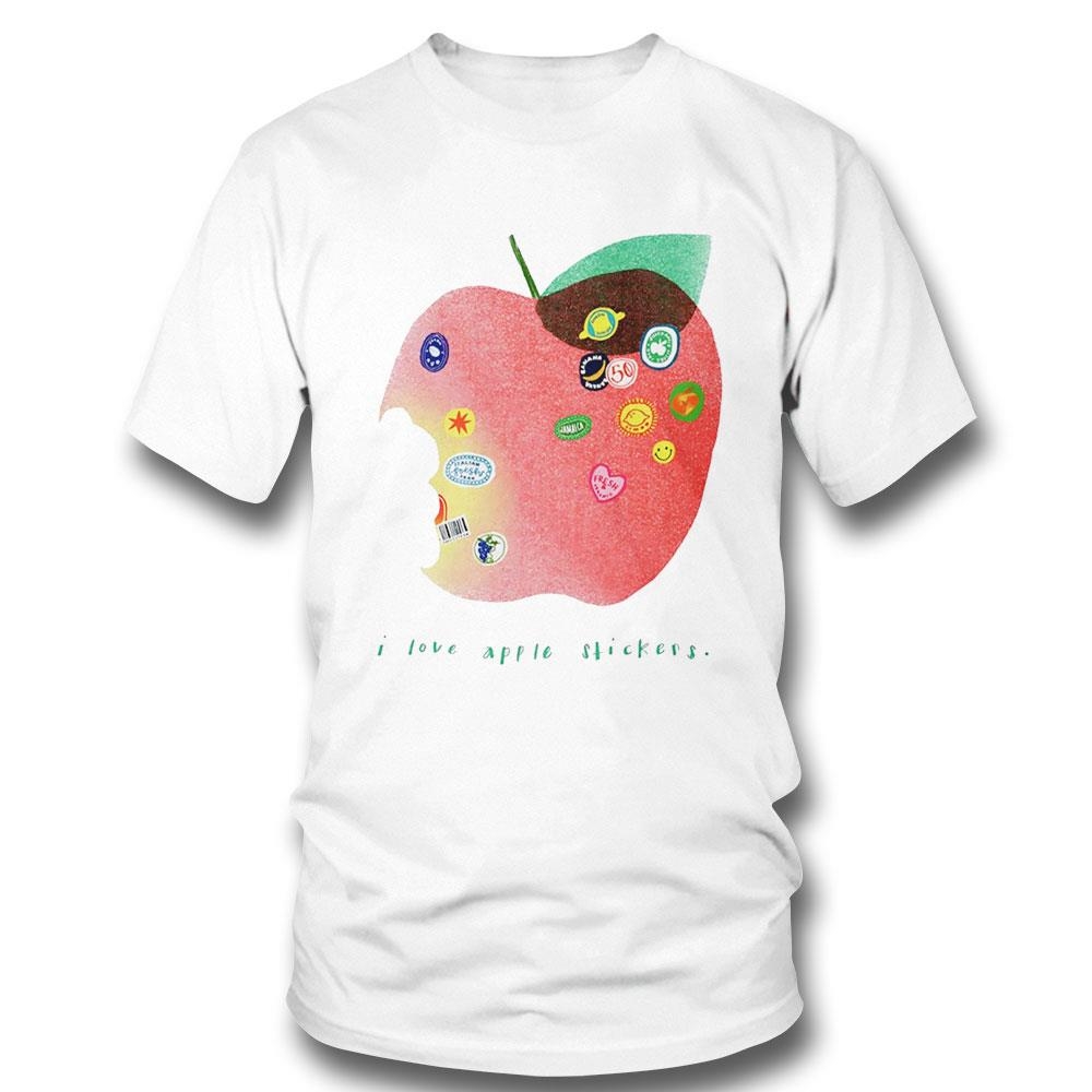I Love Apple Stickers Art Shirt Hoodie