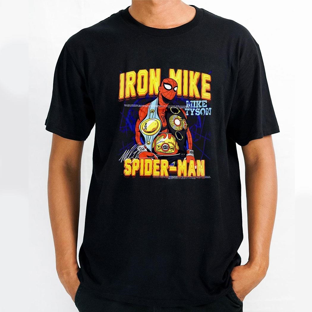 Iron Mike Tyson Spider Man Vintage Shirt Hoodie