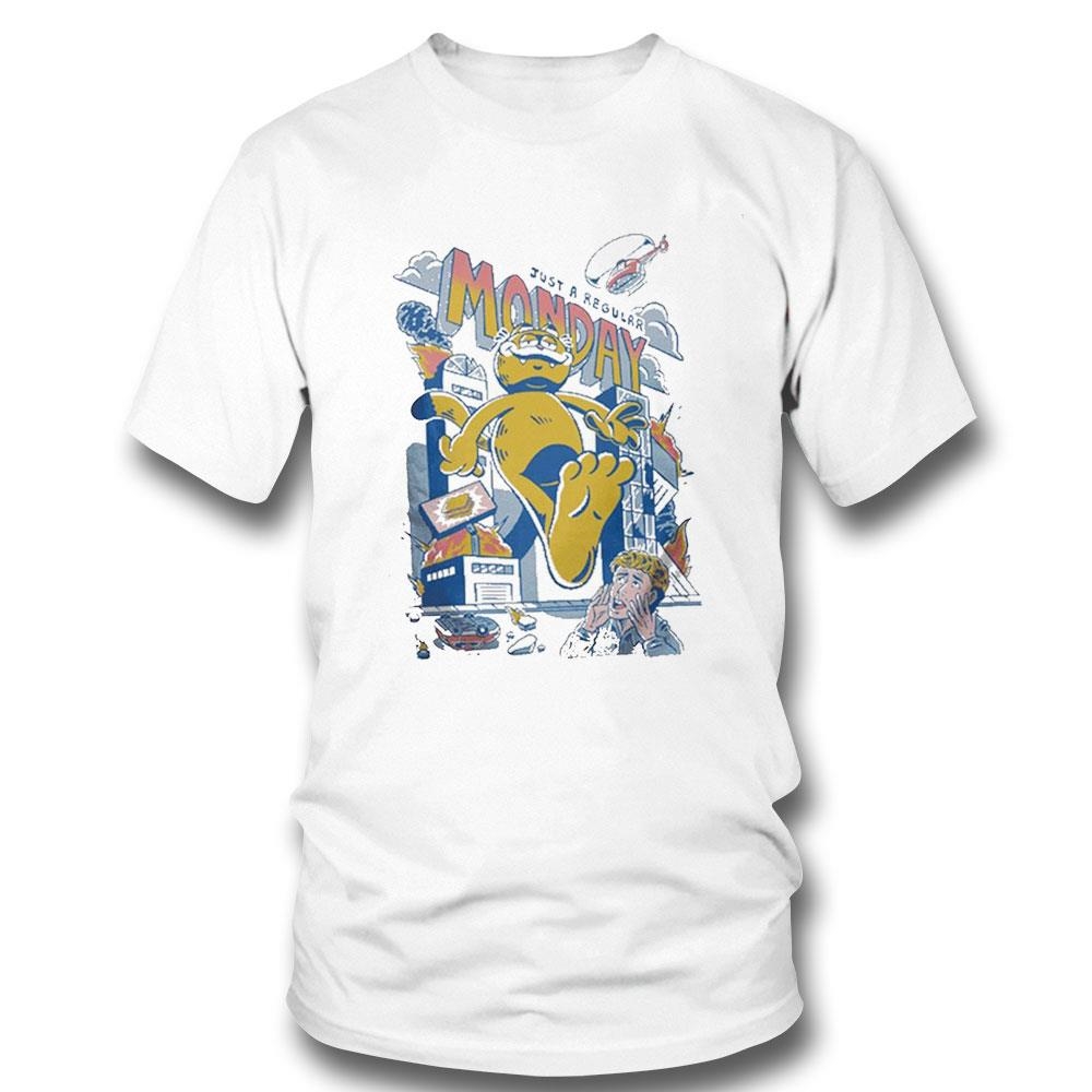 Just A Regular Monday Cat Destroy City Shirt Hoodie