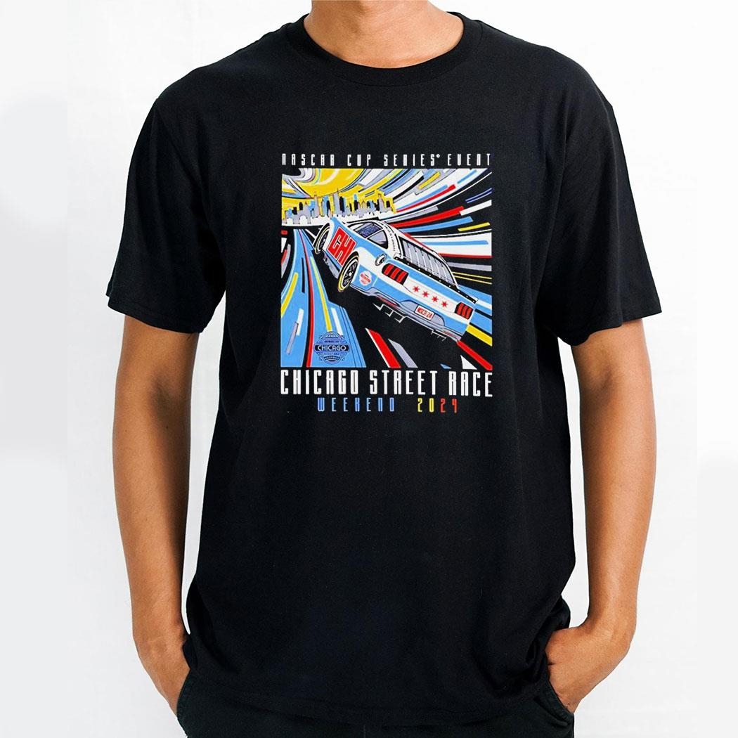 Nascar Cup Series Event Chicago Street Race Weekend 2024 Artwork Shirt Hoodie