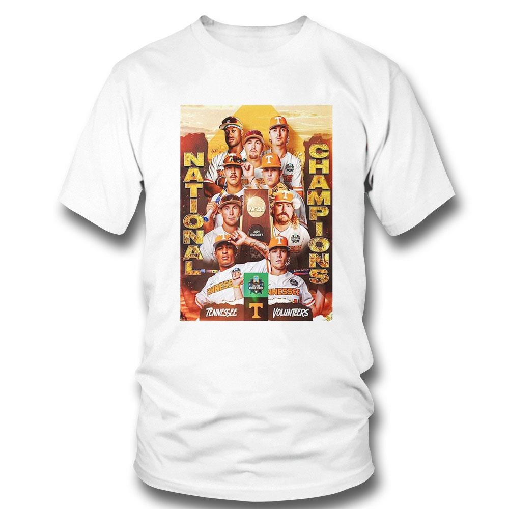 Poster Tennessee Volunteers Baseball Are The 2024 Ncaa Mens College World Series National Champions Shirt