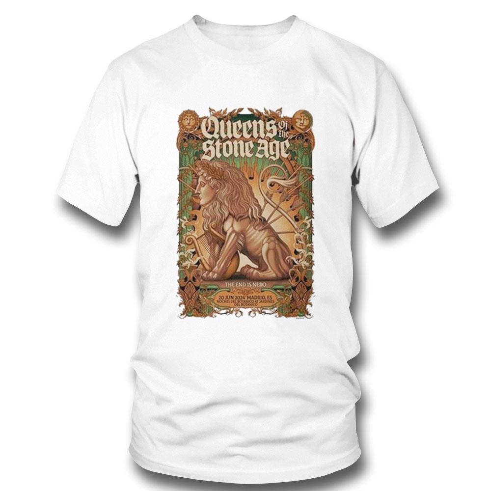 Queens Of The Stone Age June 20 2024 Spain Tour Shirt Hoodie
