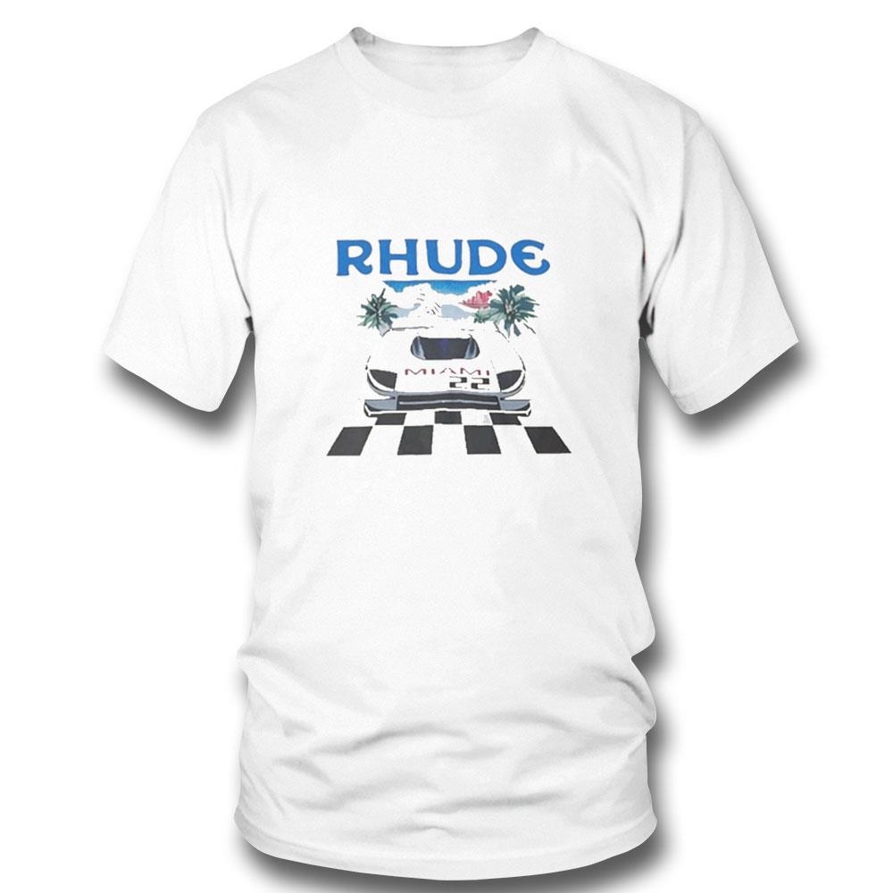 Race Car Rhude Tee Hoodie