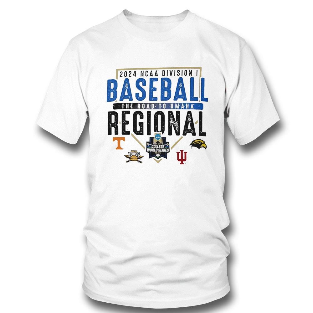 Regional The Road To Omaha Tennessee 2024 Ncaa Division I Baseball Tee Hoodie