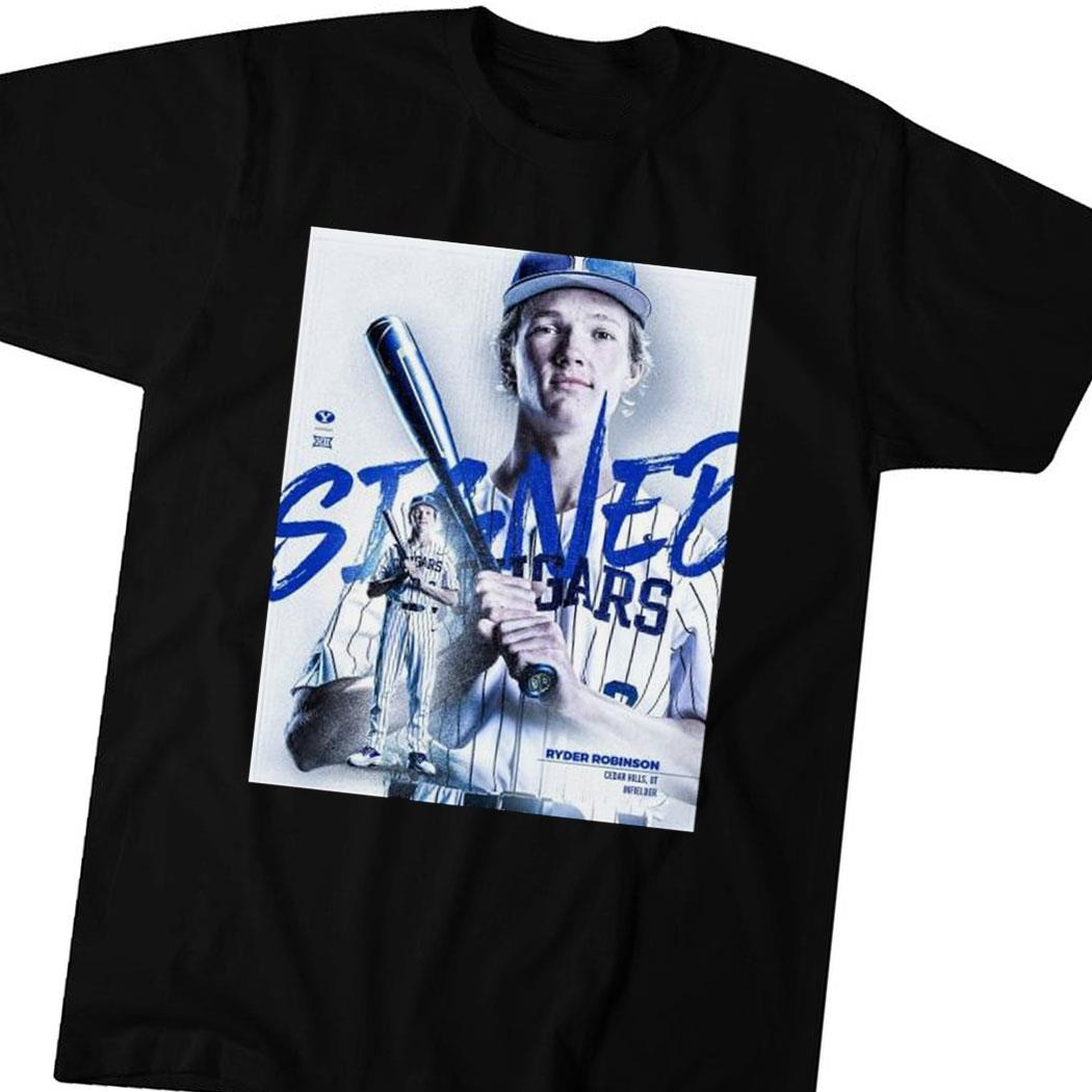 Sisned Ryder Robinson Cedar Hills Ut Infielder Shirt Hoodie