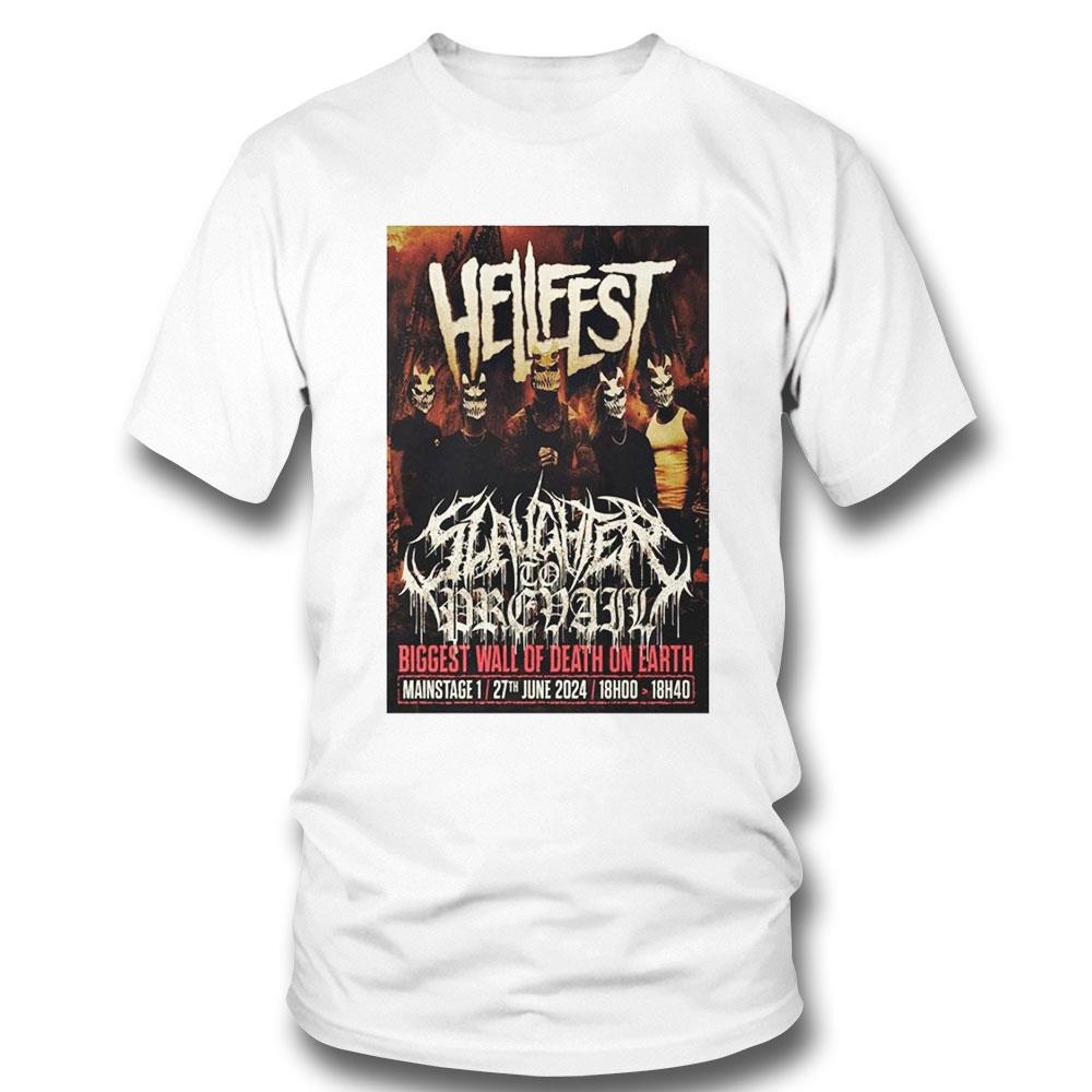 Slaughter To Prevail Hellfest June 27 2024 Poster Shirt Hoodie