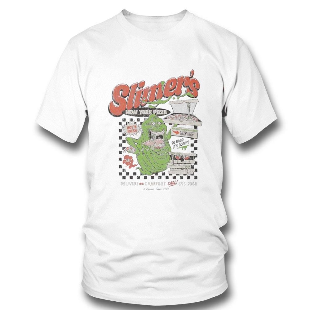 Slimers New York Pizza Delivery Of Carry Out Call 555 2368 Shirt Hoodie
