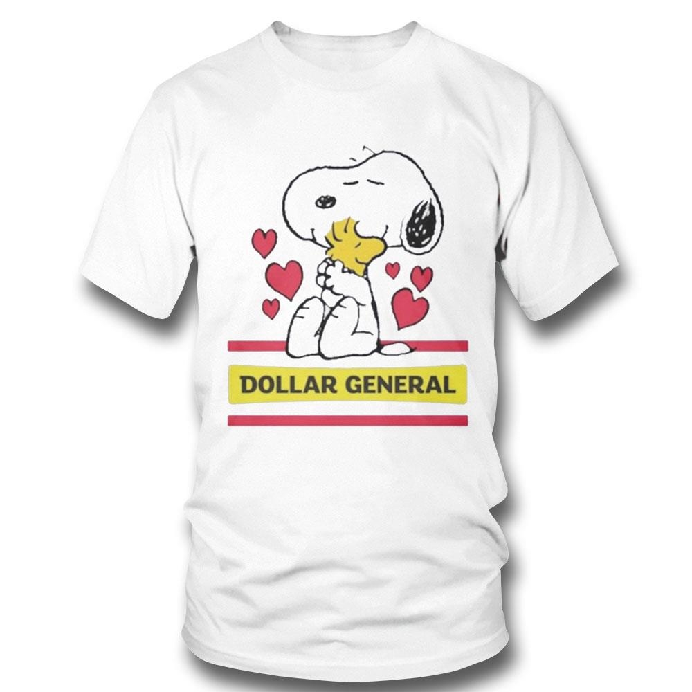 Snoopy And Woodstock Loves Dollar General Tee