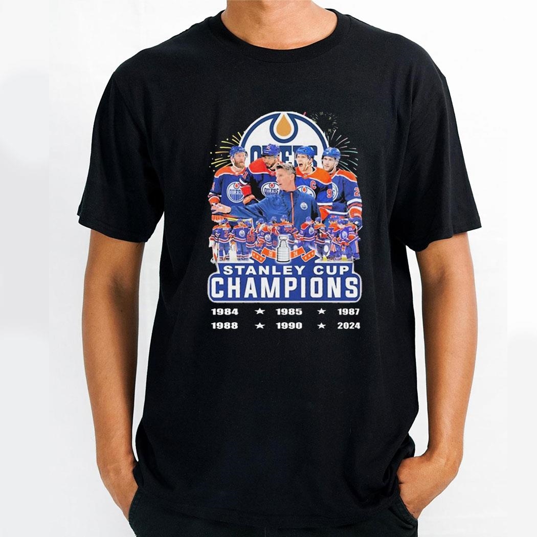 Stanley Cup Champions Edmonton Oilers 2024 Western Conference Finals 6 Time Shirt Hoodie