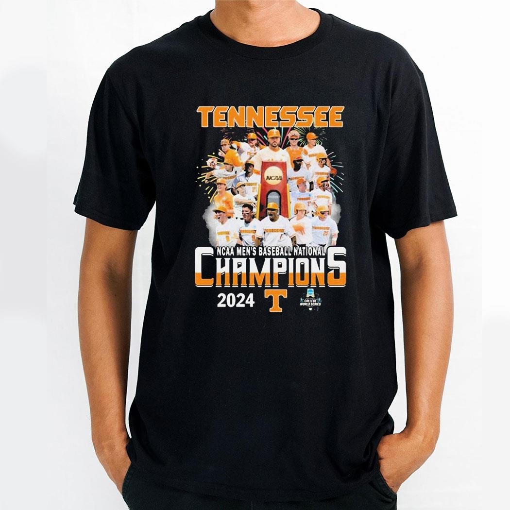 Tennessee Volunteers Wins Ncaa Baseball National Champions 2024 All Players Shirt Hoodie