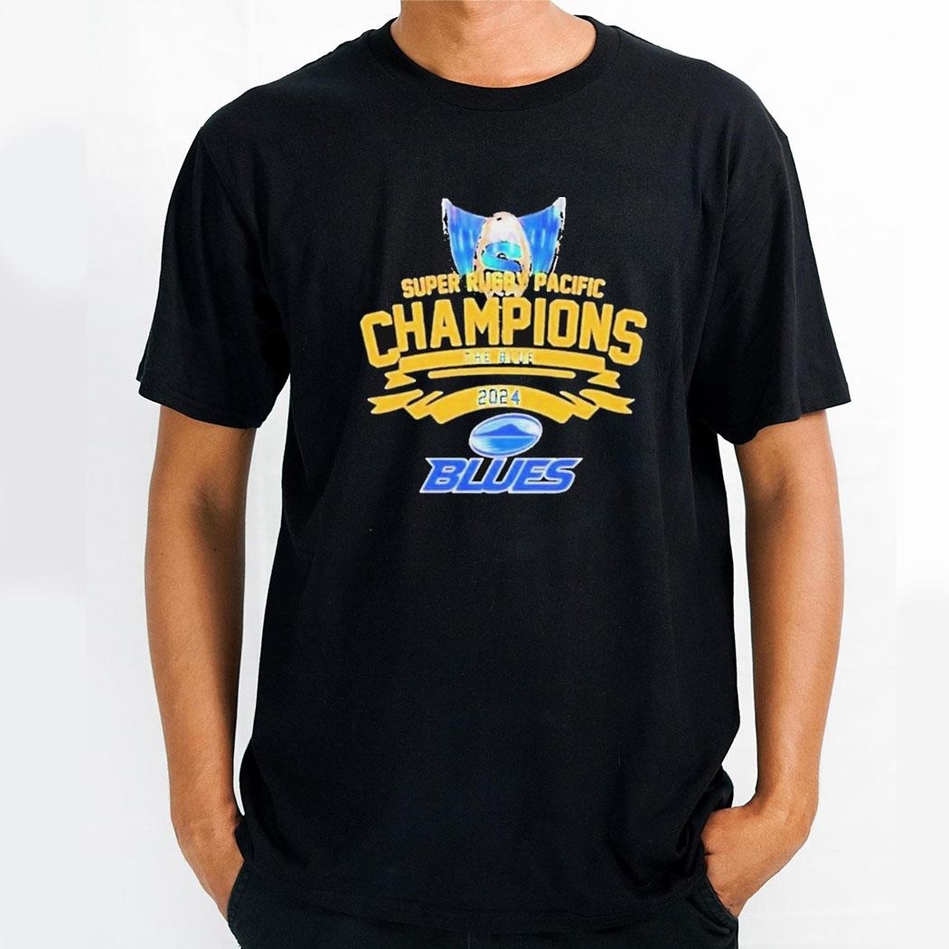 The Blues Wins 2024 Super Rugby Pacific Champions Shirt Hoodie