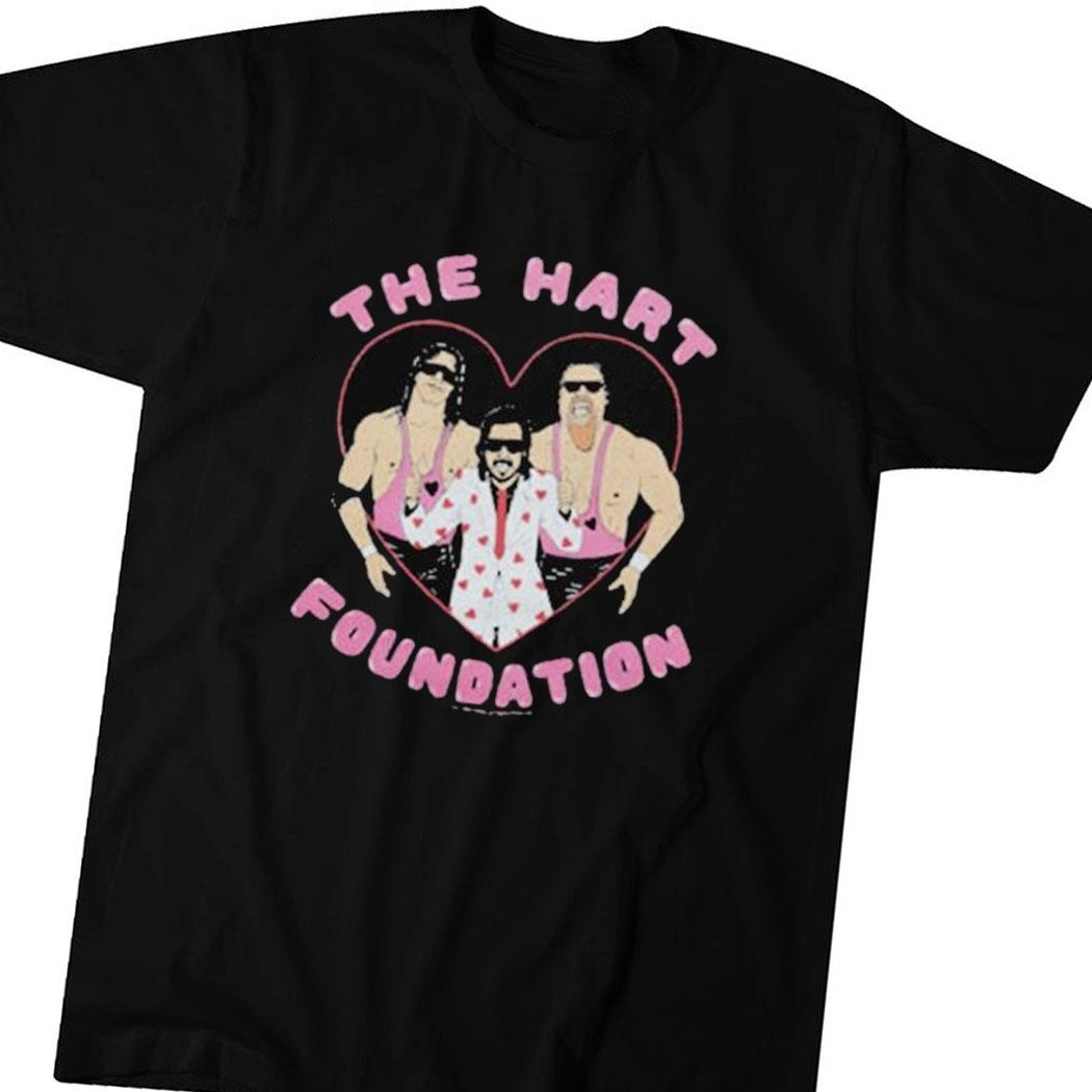 The Hart Foundation Heart Shirt Hoodie