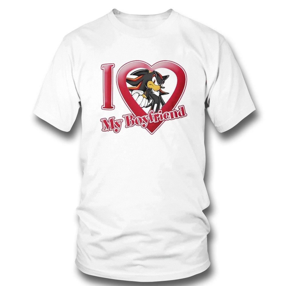 The Hedgehog I Love My Boyfriend Shadow Shirt