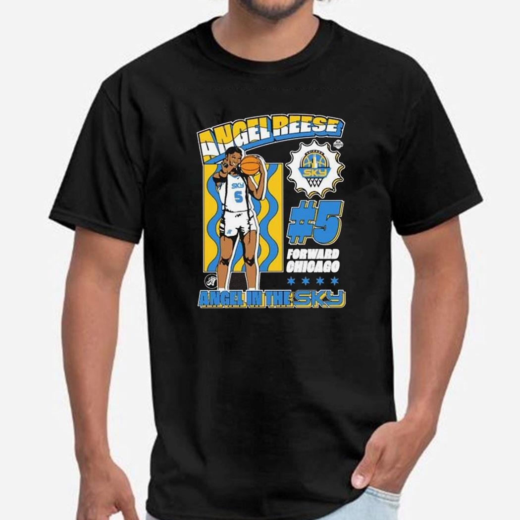 Angel Reese 5 Forward Chicago Angel In The Sky Shirt