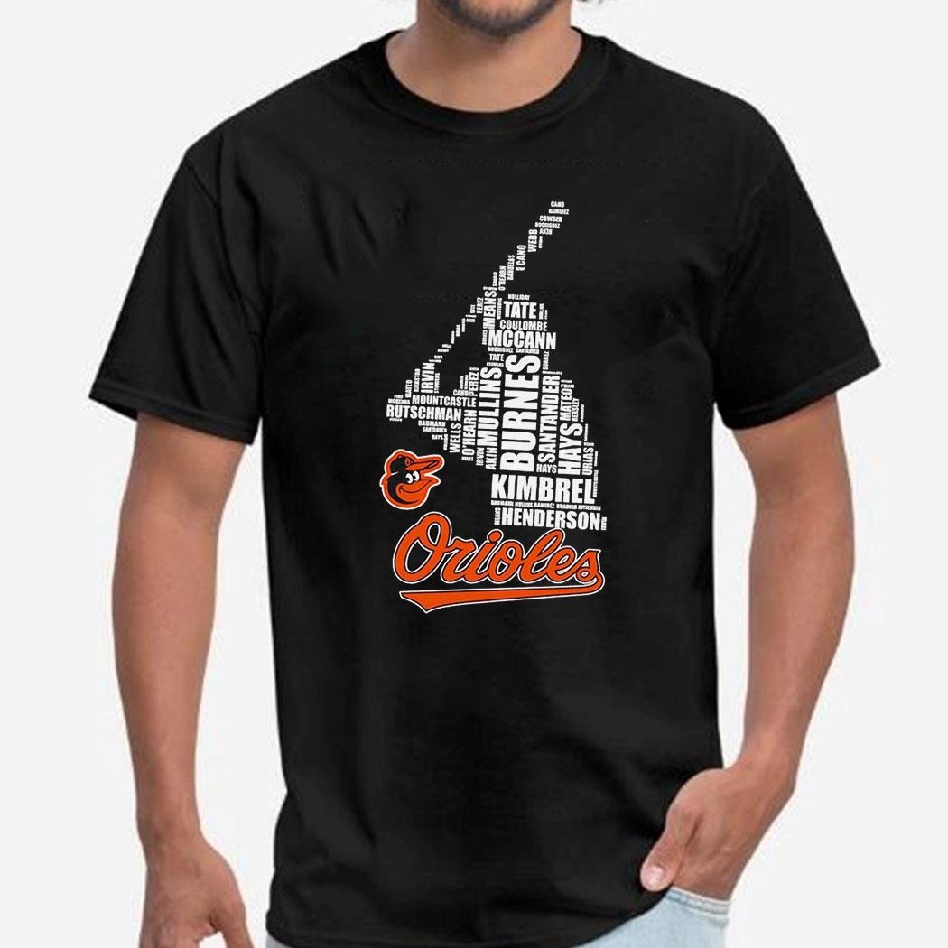 Baltimore Orioles All Names Of Legends Tee