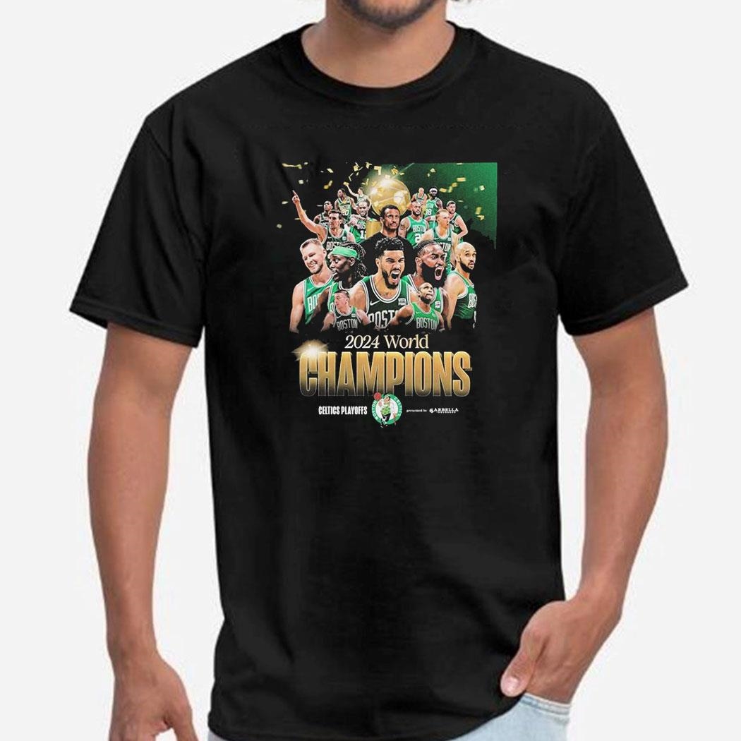 Boston Celtics 2024 World Champions Poster Shirt