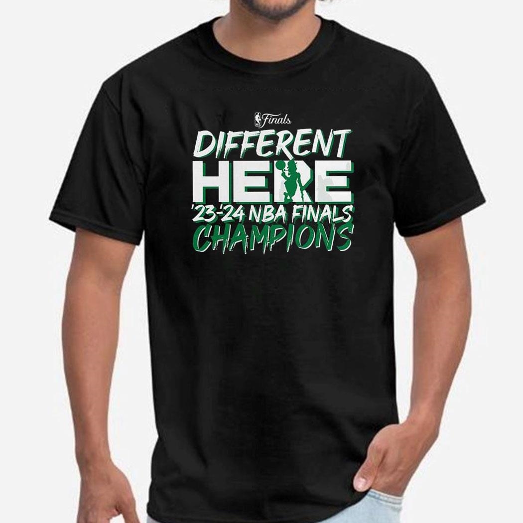 Celtics Different Here 2024 Finals Champions Shirt