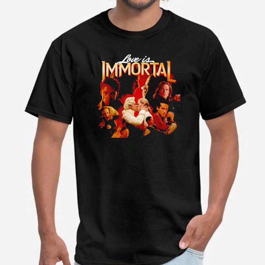 Love Is Immortal Graphic Tee Hoodie
