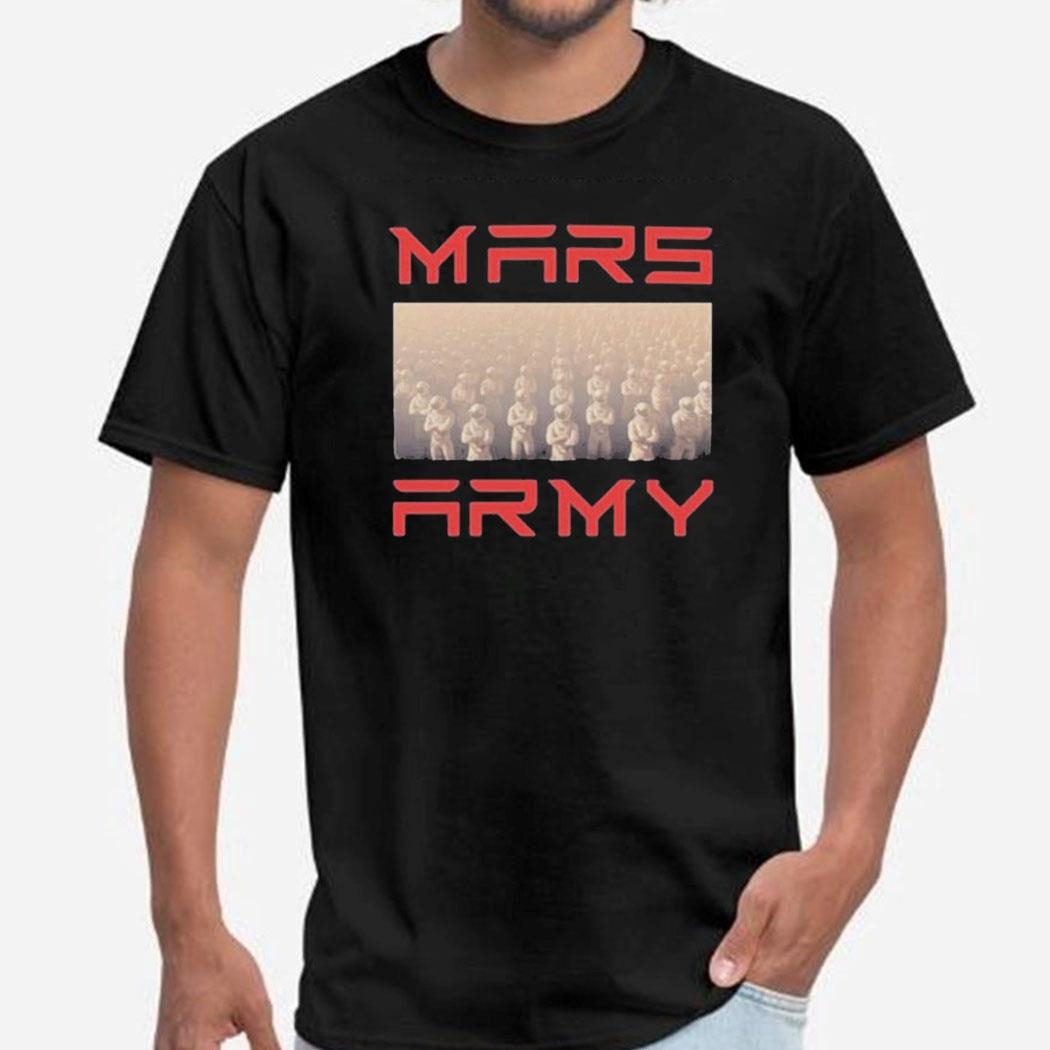Mars Army 2 Ladies Shirt Hoodie
