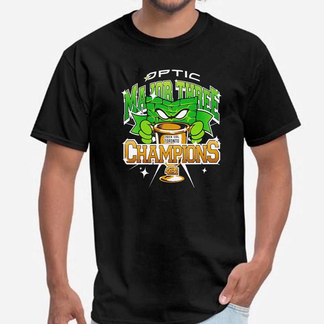 Optic Major Three Champions 2024 Col Toronto Logo Shirt