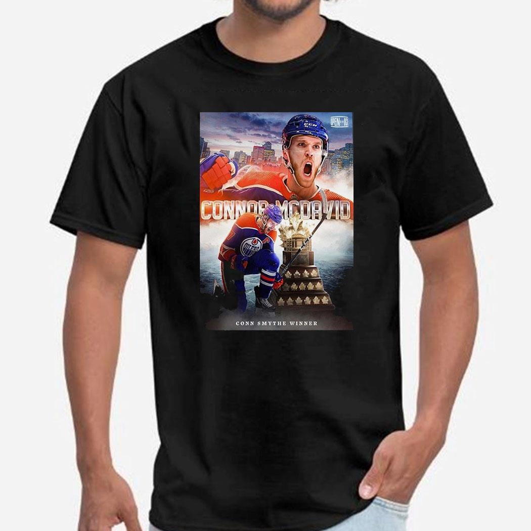 Poster Connor Mcdavid Is The 2024 Conn Smythe Trophy Winner For Generational Playoff Run Shirt