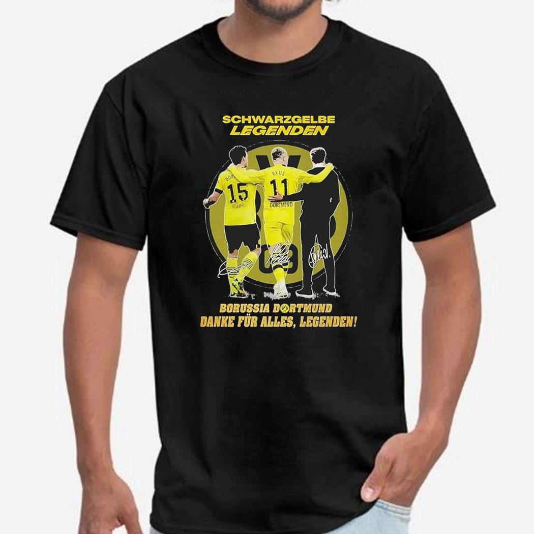 Schwarz Gelbe Legenden Borussia Dortmund Danke Fur Alles Legenden Shirt