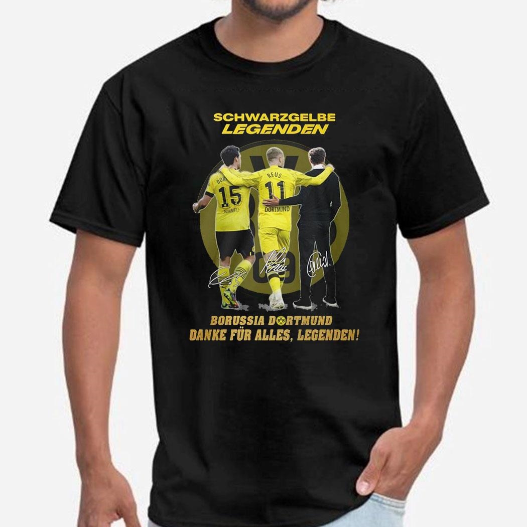 Schwarzgelbe Legenden Borussia Dortmund Danke Fur Alles Legenden Shirt