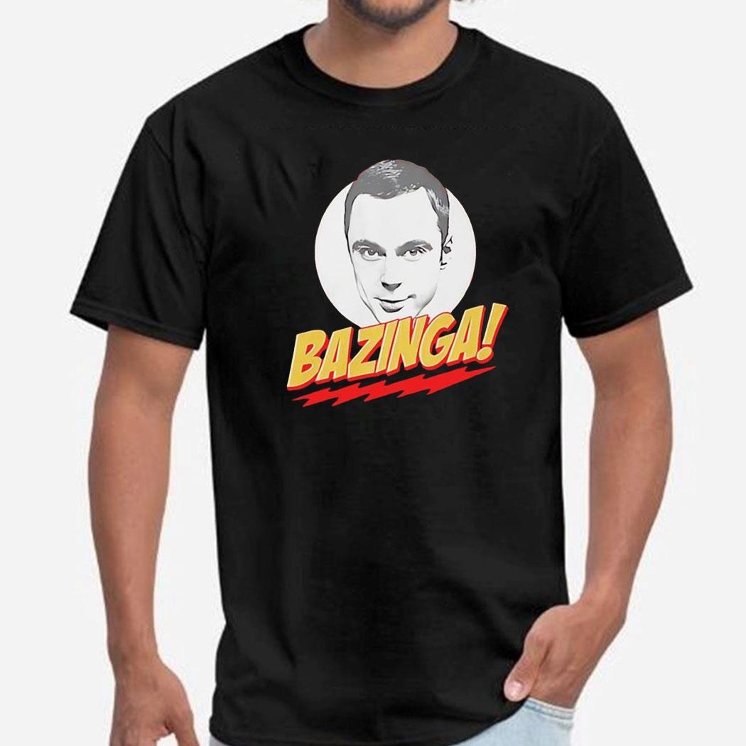 The Big Bang Theory Bazinga With Sheldon Shirt Hoodie