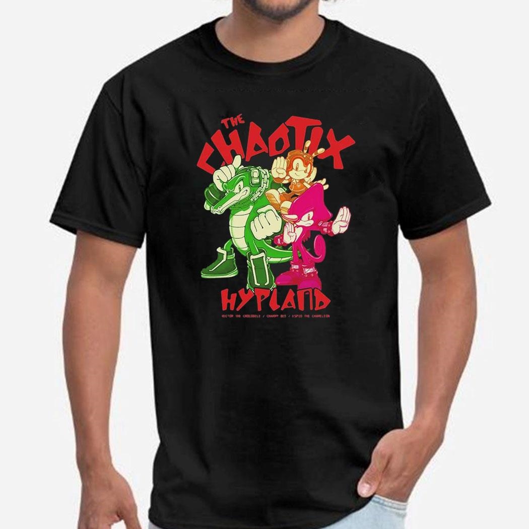 The Chaotix Hypland Vector The Crocodile Charmy Bee Espio The Chameleon Shirt