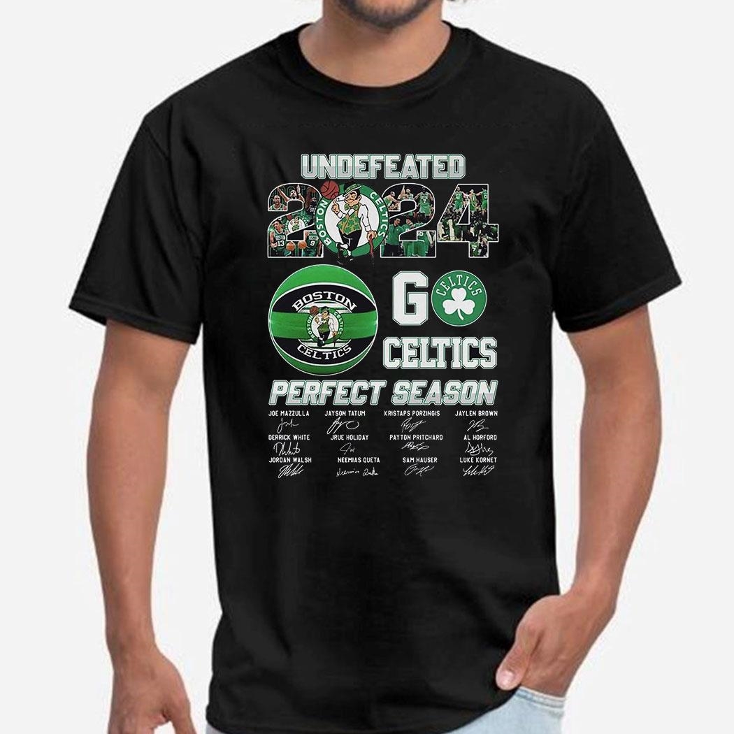 Undefeated 2024 Boston Celtics Perfect Season Shirt
